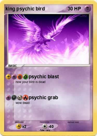 Pokemon king psychic bird