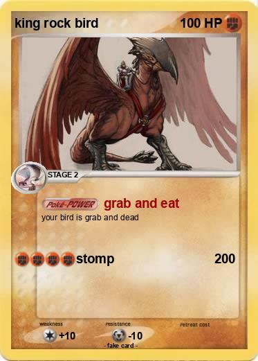Pokemon king rock bird