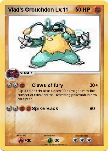 Pokemon Vlad's Grouchdon Lv.11
