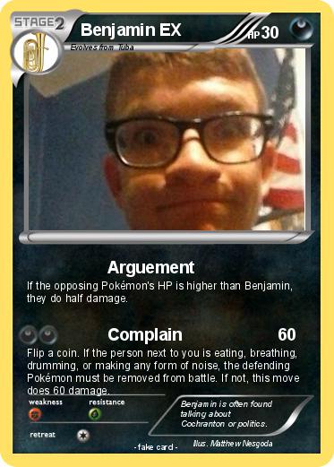 Pokemon Benjamin EX