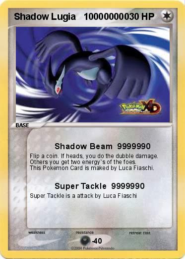 Pokemon Shadow Lugia   100000000