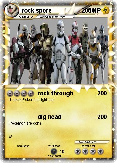 Pokemon rock spore                       10                                                 10