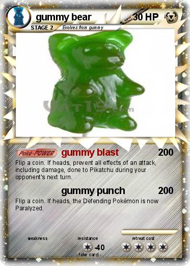Pokemon gummy bear