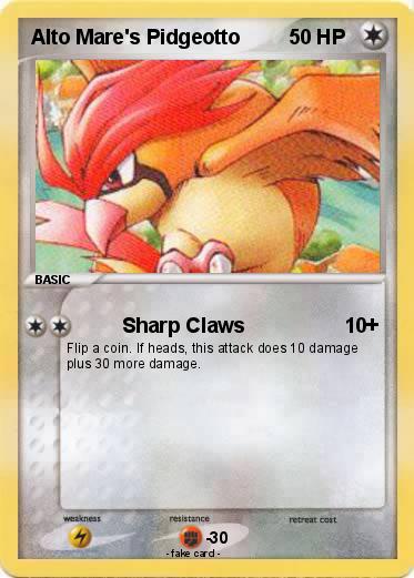 Pokemon Alto Mare's Pidgeotto