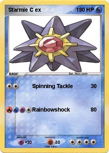 Pokemon Starmie C ex Pokemon Starmie C ex