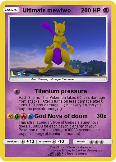 Pokemon Ultimate mewtwo