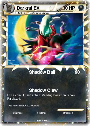 Pokemon Darkrai EX