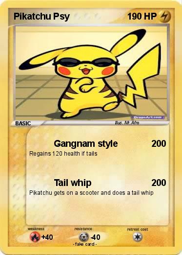 Pokemon Pikatchu Psy