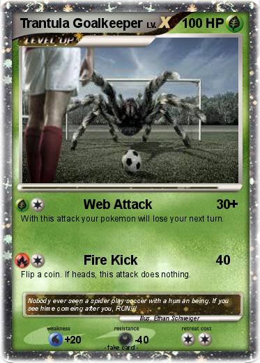 Pokemon Trantula Goalkeeper