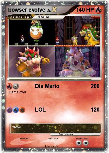 Pokemon bowser evolve