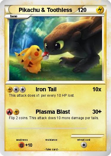 Pokemon Pikachu & Toothless