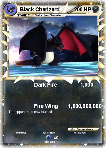 Pokemon Black Charizard
