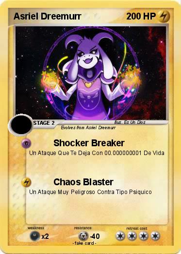 Pokemon Asriel Dreemurr