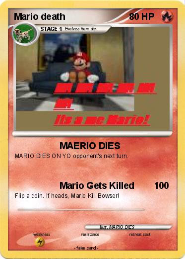 Pokemon Mario death