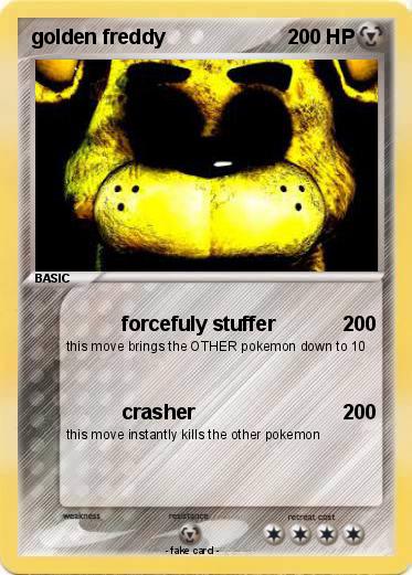 Pokemon golden freddy