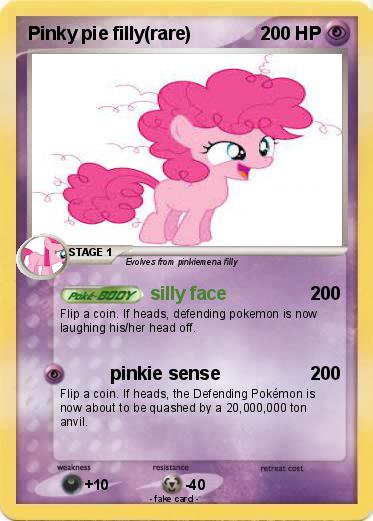 Pokemon Pinky pie filly(rare)