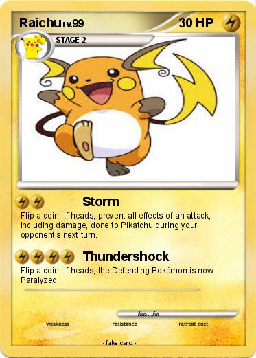 Pokemon Raichu