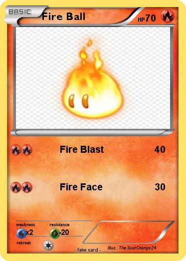 Pokemon Fire Ball