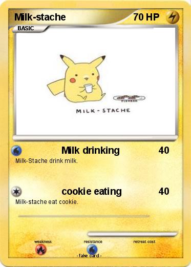 Pokemon Milk-stache