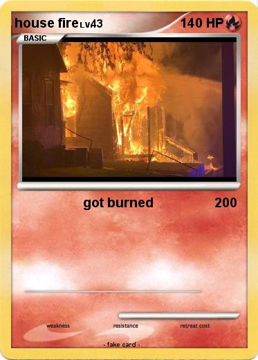 Pokemon house fire
