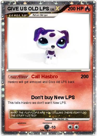Pokemon GIVE US OLD LPS