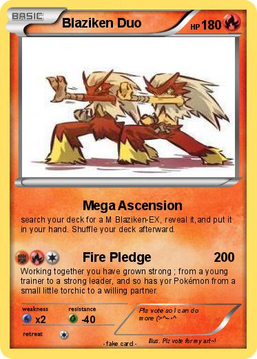Pokemon Blaziken Duo