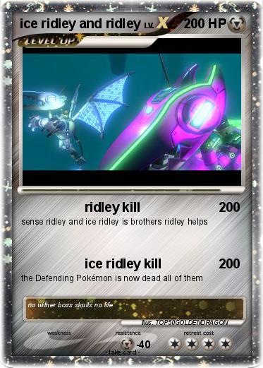 Pokemon ice ridley and ridley