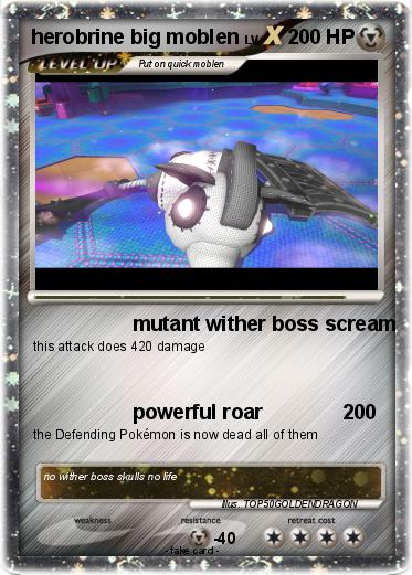 Pokemon herobrine big moblen