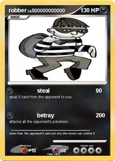 Pokemon robber
