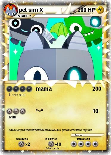 Pokemon pet sim X