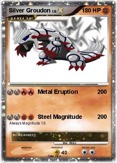 Pokemon Silver Groudon