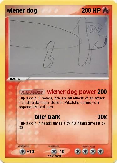 Pokemon wiener dog