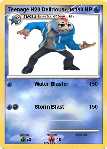 Pokemon Teenage H20 Delirious