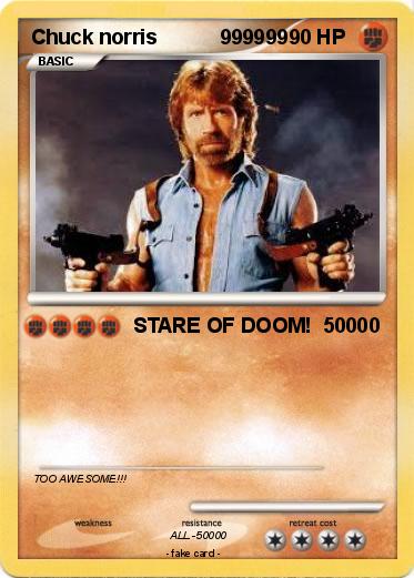 Pokemon Chuck norris           999999