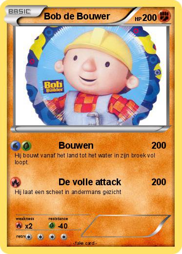 Pokemon Bob de Bouwer