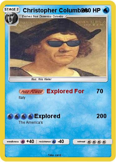 Pokemon Christopher Columbus