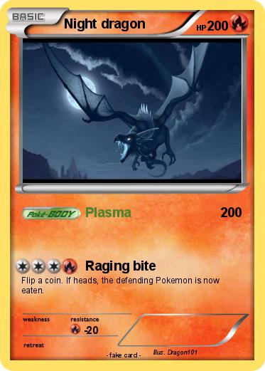 Pokemon Night dragon