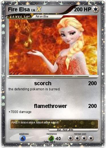 Pokemon Fire Elsa
