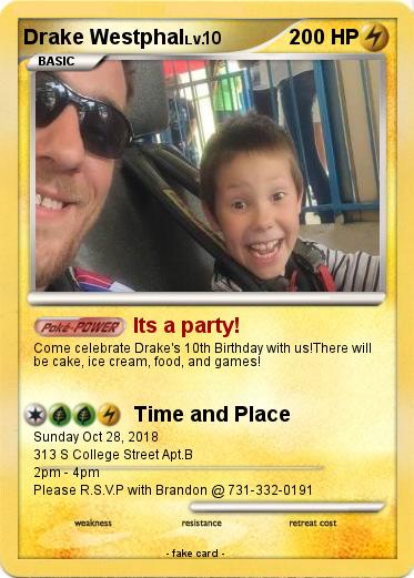 Pokemon Drake Westphal