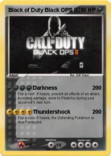 Pokemon Black of Duty Black OPS II