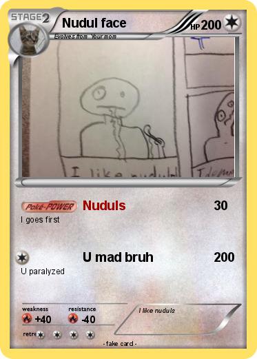 Pokemon Nudul face