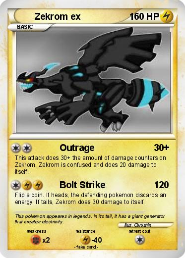 Pokemon Zekrom ex