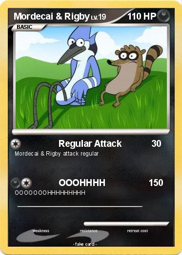 Pokemon Mordecai & Rigby