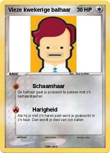 Pokemon Vieze kwekerige balhaar