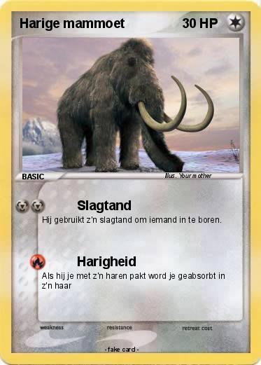 Pokemon Harige mammoet