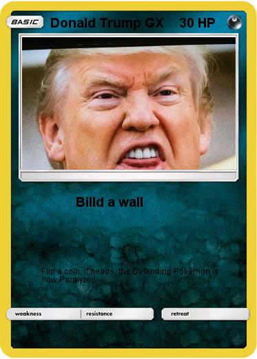 Pokemon Donald Trump GX