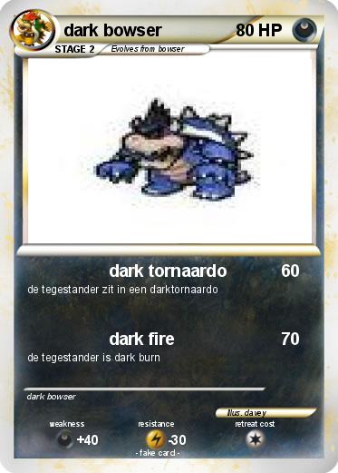 Pokemon dark bowser