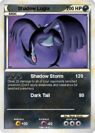 Pokemon Shadow Lugia