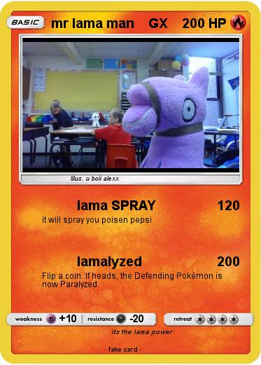 Pokemon mr lama man    GX