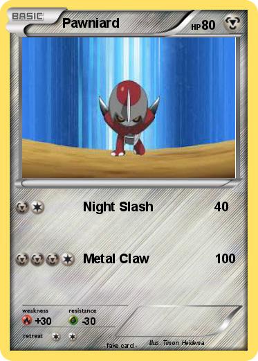 Pokemon Pawniard